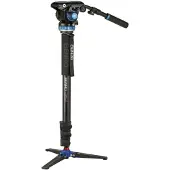 Benro Video-Einbeinstativkit Alu A48FD + Videoneiger S6Pro +