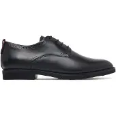 HUGO Leder-Derbys mit Budapester-Details Grösse 44