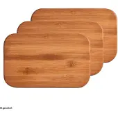 Zeller Schneidebrett "Bamboo", (Set, 3 St.), wir empfehlen Handwäsche