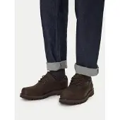 Timberland für Herren. TB0A69T9W011 Wasserdichte Schnürschuhe aus Leder Britton Road dunkelbraun (44.5), Wohnung, Schnürsenkel, Lässig, Nach