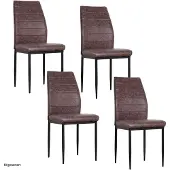 HTI Stuhl Madison Antikbraun, Maße 96x43,5x57 cm (HxBXT), Sitzhöhe 49 cm