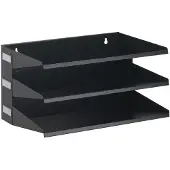 Durable Ablagekorb, DIN A4, Stahl, 3 Fächer, schwarz