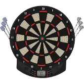 HOMCOM Elektronische Dartboard Dartscheibe Dart-set mit 6 Darts Soundeffekte