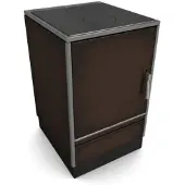 Glutos Küchenherd HH 02 S | braun | Scharnier links | 5,5 kW