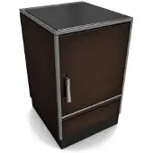 Glutos Küchenofen | HH 03 G | 7 kW | Braun | Scharnier rechts