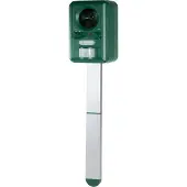 Windhager Ultraschall-Tierabwehr "Gerät Outdoor, mit Solar oder Batterie" Tiervertreiber gegen Marder, Waschbären, Wirkungsbereich 60 m²