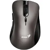 Genius Ergo 8100S/Ergonomická/Optická/Pro praváky/1 600 DPI/Bezdrátová USB/Champagne Titanium
