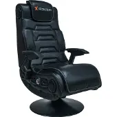 X Rocker Pro 4.1, Konsolen-Gamingstuhl, Gepolsterter, ausgestopfter Sitz, Gepolsterte, ausgestopfte Rückenlehne, Universal, Schwarz, Schwarz