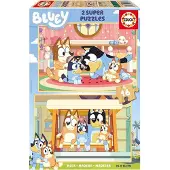 Educa Bluey Wood Puzzle Mit 2x16 Teilen Mehrfarbig Mehrfarbig One Size