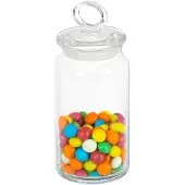Pasabahce Bonbonglas/Stockpot mit luftdichtem Zierdeckel - Lebensmittel - Glas - 860 ml - D10 x H19 cm