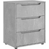 vidaXL Sideboard VISNES Betongrau 60x40x73 cm Holzwerkstoff