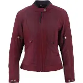 Helstons Stoner Evo Air Mesh Damen Motorrad Textiljacke, dunkelrot, XL