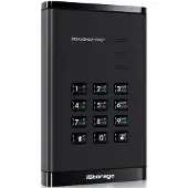 ISTORAGE diskAshur PRO3 SSD, 1 TB, 2.5", USB Type-A / USB Type-C, 3.2 Gen 1 (3.1 Gen 1), 448 MB/s, Schwarz