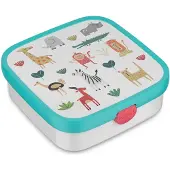 Mepal Lunchbox "Brotdose XL Campus (2025) 1,3 l", bunt (animal friends), L:18,2cm, Kunststoff, Lebensmittelaufbewahrungsbehälter, Lunchbox