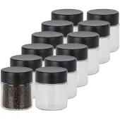 Excellent houseware Gewurzdosen - 12x Stuck - 50 ml - Glas
