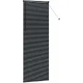 vidaXL Venezianische Jalousien Schwarz 175 x 95 cm Aluminium