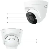 Reolink RP-PCV8MZ, IP-Sicherheitskamera, Innen & Außen, Kabelgebunden, Google Assistant, 350 lm, 4000 K