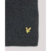 Lyle & Scott Gerippter Schal aus Lammwollmischung - Marineblau