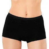 Sloggi Panty "Basic+ Short", Damen, Gr. 44, Single Jersey, schwarz, Single Jersey, Obermaterial: 95% Baumwolle, 5% Elasthan, körpernah, Unterhosen Panty, Cotton-Mix, sportiver-Look, Topseller