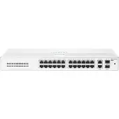 HP Aruba Networking Networking Instant On Switch 26p Gigabit 2p SFP 1430, Unmanaged, L2, Gigabit Ethernet (10/100/1000), Vollduplex, Rack-Einbau, 1U