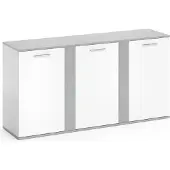 Vicco Kommode Novelli Beton 40 x 80 cm mit Türen, Model 29017