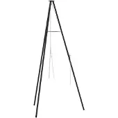 vidaXL Lagerfeuer Stativ Schwarz 92 x 92 x 151,5 cm Stahl
