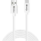 Sandberg 336-14, 2 m, USB C, USB A, USB 2.0, Weiß