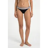 JOOP! Bikini-Hose JOOP "Color Block", Damen, Gr. 34, N-Gr, schwarz (schwarz beauty), Obermaterial: 82% Polyamid, 18% Elasthan, Badehosen Bikini-Hose
