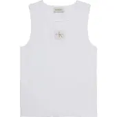 Calvin Klein Jeans Top LV047C201G Weiß Slim Fit 128