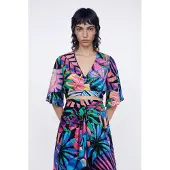 Desigual Bluse 23SWMW09 Bunt Regular Fit