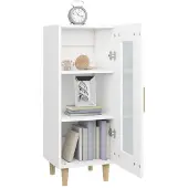 vidaXL Sideboard Weiß 34,5x34x90 cm Holzwerkstoff