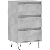 vidaXL Sideboard Betongrau 40x35x70 cm Holzwerkstoff