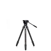 Benro Stativ Tortoise 34CLV + S4PRO Video Kit Carbon
