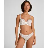 Hunkemoller String Marine Weiß