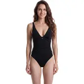 BOSS Damen-Badeanzug V-Ausschnitt 50561281