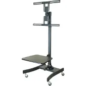Value LCD-/TV-Rollständer, 27-47 Zoll, bis 35 kg, schwarz