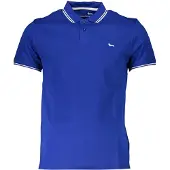 HARMONT & BLAINE Herren-Kurzärmeliges Poloshirt Blau