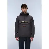 Napapijri Herren Regenjacke Grau Langlebig & Nachhaltig mit Kapuze & Tasche