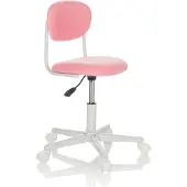 Hjh OFFICE Kinderdrehstuhl KIDDY BASE I Schreibtischstuhl für Kinder höhenverstellbar ohne Armlehnen Stoff