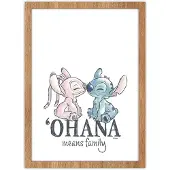 Arditex Lilo & Stitch Gerahmte Lampe Golden Kinder Golden One Size