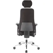 Hjh OFFICE PRO-TEC 400 - Profi Bürostuhl Schwarz