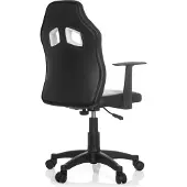 Hjh OFFICE KID GAME AL - Kinderdrehstuhl Schwarz / Weiß
