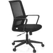 Hjh OFFICE PRESTON - Home Office Bürostuhl Schwarz