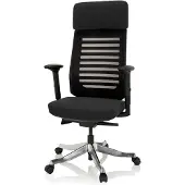 Hjh OFFICE ASGON - Profi Bürostuhl Schwarz