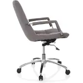 Hjh OFFICE SARANTO Stoff - Home Office Bürostuhl Dunkelgrau