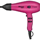 Xanitalia Mistral 300 Haartrockner, Pink, 2000W, AC Light Motor, Kalttaste, 2 Düsen, abnehmbarer Filter