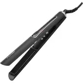 Xanitalia Glätteisen D Styler Pro mit Keramik-Turmalinplatten, extralangen Platten, abgerundetem Schaft & LCD-Anzeige