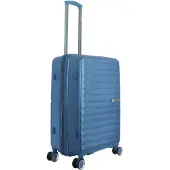 Saxoline Koffer Resort Medium aus robustem Polypropylen Blue One Size
