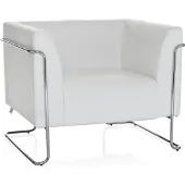 Hjh OFFICE CURACAO | 1-Sitzer - Lounge Sofa Wei?