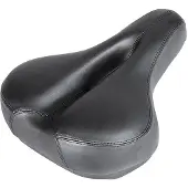 Gymstick SB-CS, Fahrradsitz, Unisex, Schwarz, Einfarbig, Halbrund, Schaum